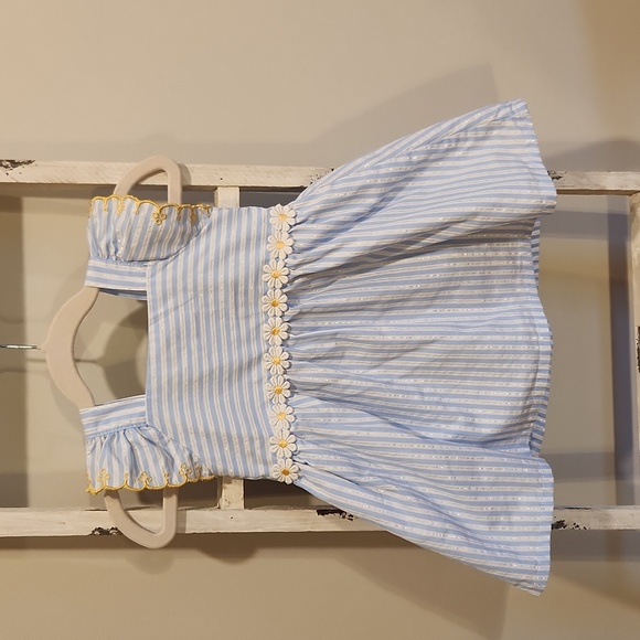 member's mark Other - Member's Mark Blue & White Stripped Dress 18 Months